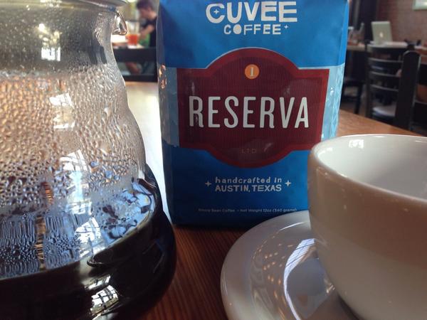 cuvee reserva coffee brewed