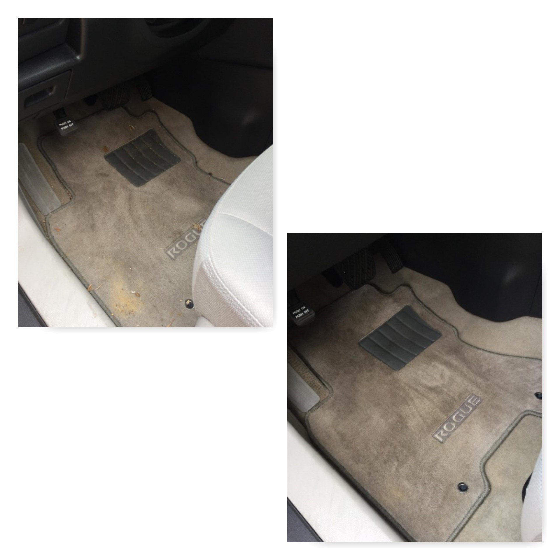 Floorboard, before and after
