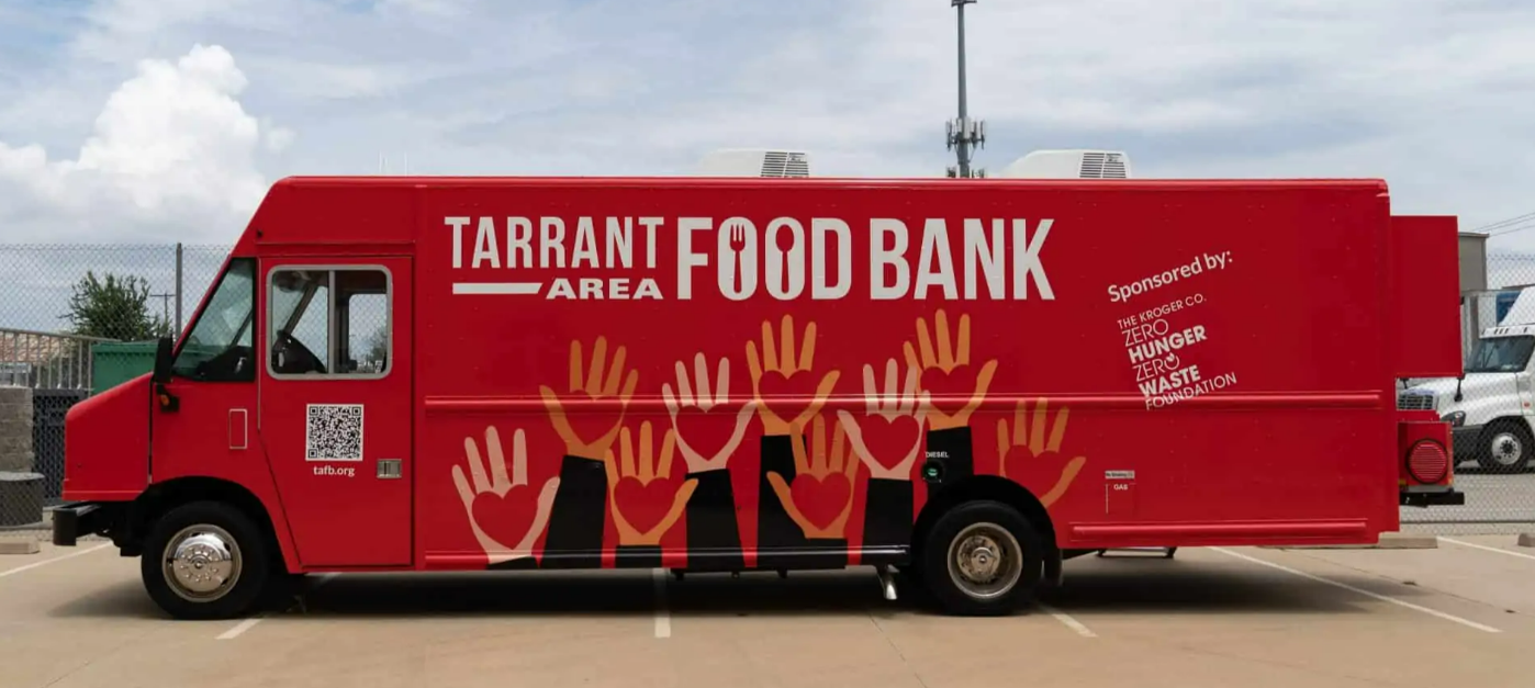 Kicking Off a Week of Caring with Tarrant Area Food Bank Tanglewood Moms